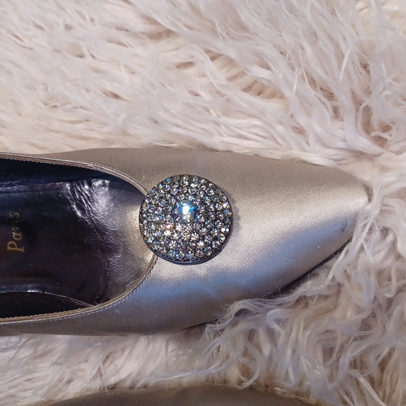 YSL vintage  satin  heels - Picture 3 of 15